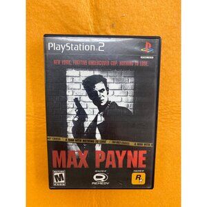 Max Payne PlayStation 2 Game Complete In Box Manual